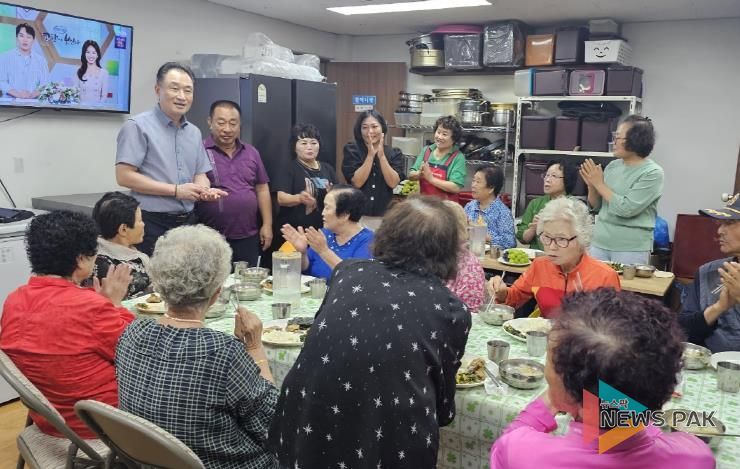 오산시 초평동, 추석 맞아 경로당 방문 및 주민 간담회 개최