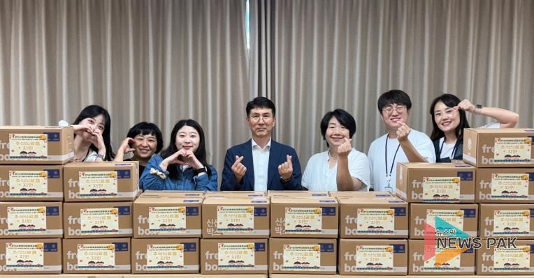 안성시장애인복지관, 저소득 장애인 1인가구 40가정에 추석식료품 지원