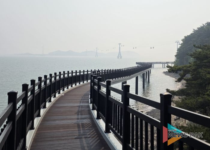 화성특례시 전곡항 지질탐방로 모습