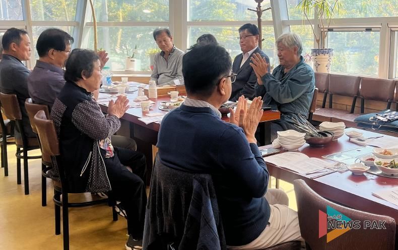 평택시 안중출장소, 서부 5개 읍면 경로당협의회장과 간담회 개최