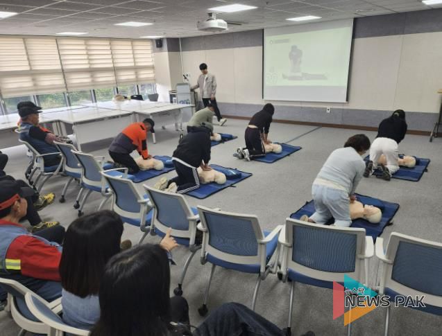 가평군보건소, 심폐소생술 교육 실시