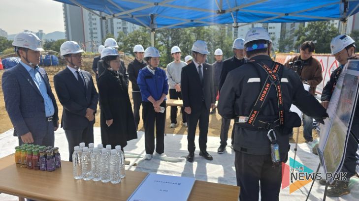 안양시의회 도시건설위원회, 비산 ‧ 포일 통합정수장 현대화 사업 현장 방문