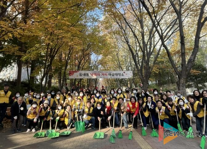 궁내동 낙엽청소