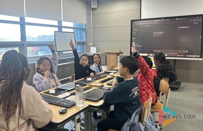 평택시국제교류재단 AI 잉글리시, 초등학생 맞춤 영어 게임!