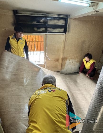 오성면 지역사회보장협의체, 겨울맞이 거주환경 개선 봉사