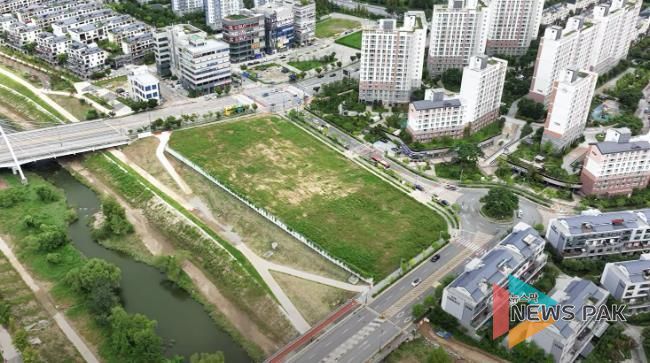 화성시립미술관 부지 항공사진