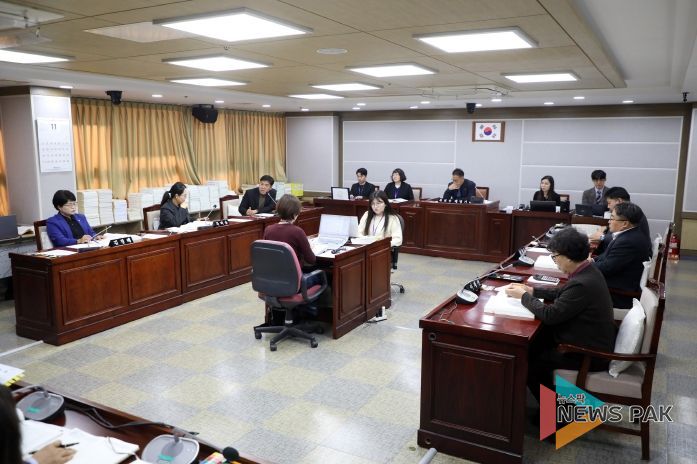 환경안전위원회 행정사무감사