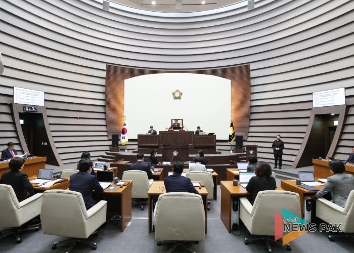 광주시의회, 제321회 제2차 정례회 개회… 내년 본예산 등 처리
