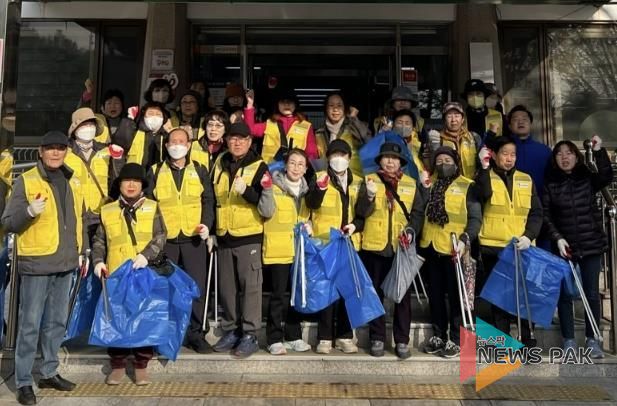 수원시 팔달구 행궁동, 주민과 함께 동계 대비 환경정비 실시