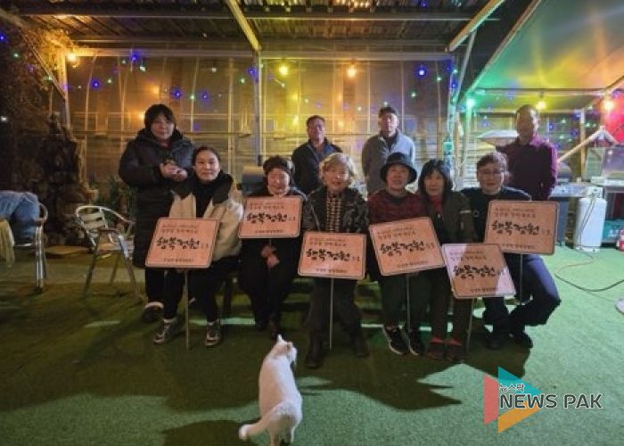 평택시 오성면 행복정원단, 마을안길 행복정원 조성 성과보고회 개최