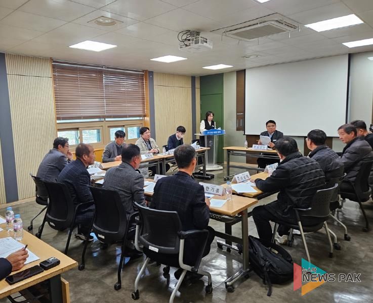 평택시, 국가하천 배수영향구간(둔포천) 하천환경정비사업 성공적 추진 위한 보상협의회 개최