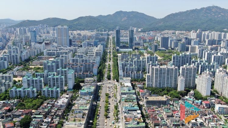 안양 평촌신도시 전경