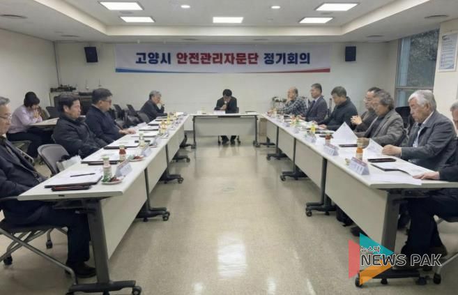 2025년 고양시 안전관리자문단 정기회의