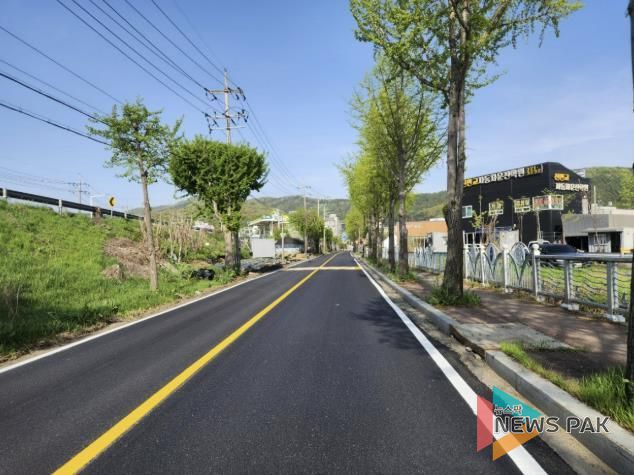 용인특례시 처인구 포곡읍이 지역내 10개 주요 도로 재포장 공사를 마무리했다.