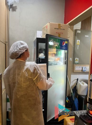 '2025년 하반기 위생등급 지정 음식점'을 대상으로 사후관리 점검을 실시하고 있다.