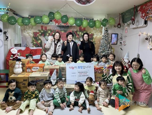 수원시 권선구 곡선동 꼬마사랑어린이집, 이웃사랑 실천 라면 1,181개 후원