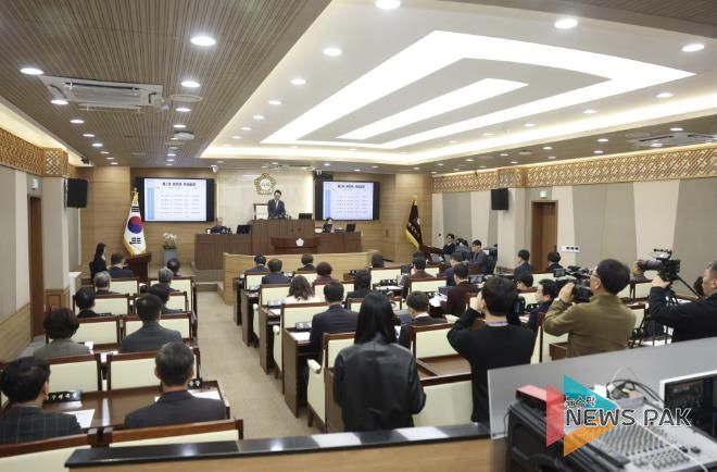 제259회 제2차 정례회 제2차 본회의 전경