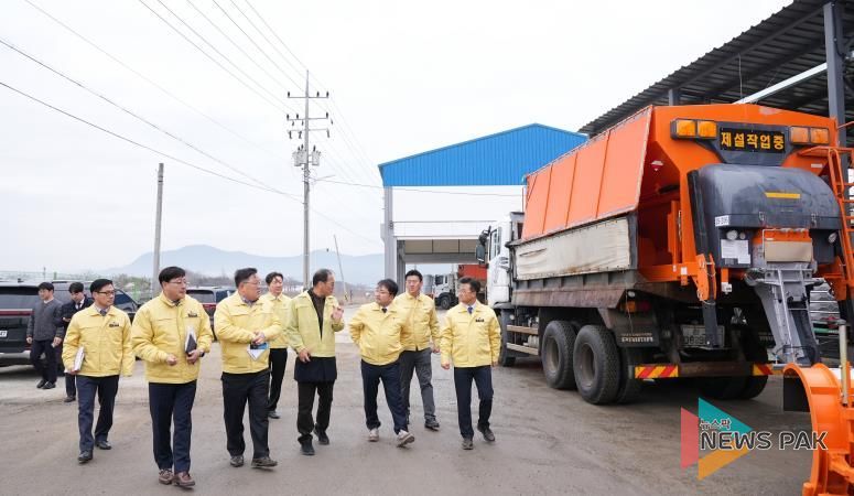 안성시, 여름철(호우) 우수기관에 이어 겨울철 대설 대응 강화