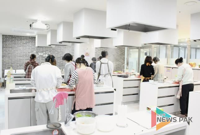 소하건강생활지원센터에서 영양교육 프로그램이 진행되고 있다.