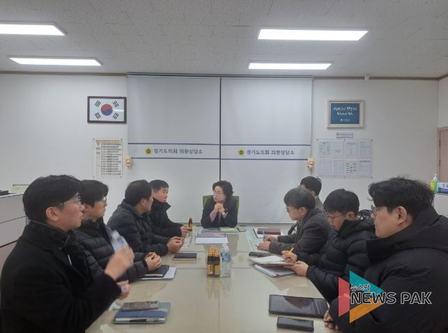 김옥순 의원 재개발 사업으로 인한 공사 진행 문제점 정담회 개최