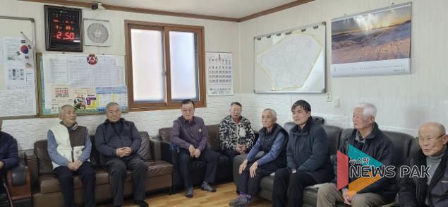 고양시 행주동, 새해맞이 경로당 순회 방문…현장 소통 행정 펼쳐