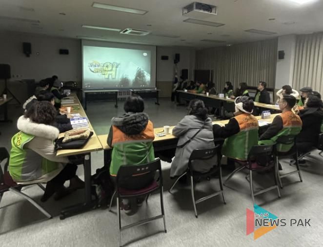 시흥시 매화동, 강풍·한파 대비 주민 안전교육·현장 점검 강화