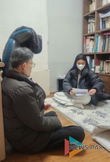 고양시 풍산동, 한파대비 어르신 안부확인하며 촘촘한 돌봄체계 가동