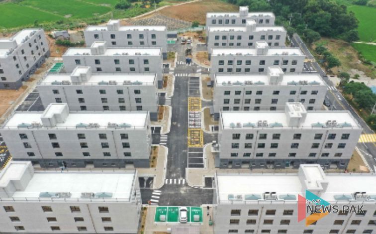 처인구 백암면 가창리에 조성된 임대형 기숙사 전경