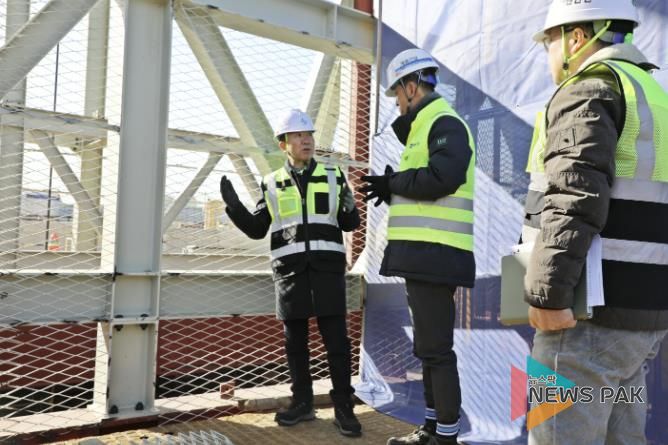 수원시 권선구, 신분당선 공사 현장 ‘해빙기 안전점검’ 실시