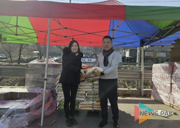 '무지개농수산물총판', 시흥시 월곶동에 백미 기탁 선행