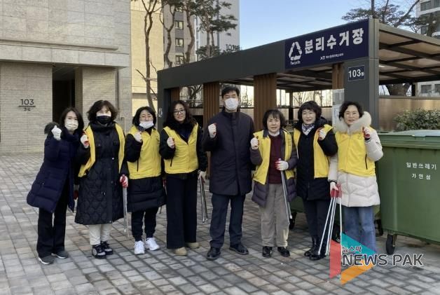 수원시 장안구 정자1동, 쓰레기봉투 샘플링 점검 실시