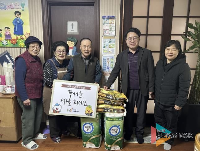 시흥시 능곡동, 설맞이 경로당 위문… 어르신 안부 살피고 현장 소통 강화
