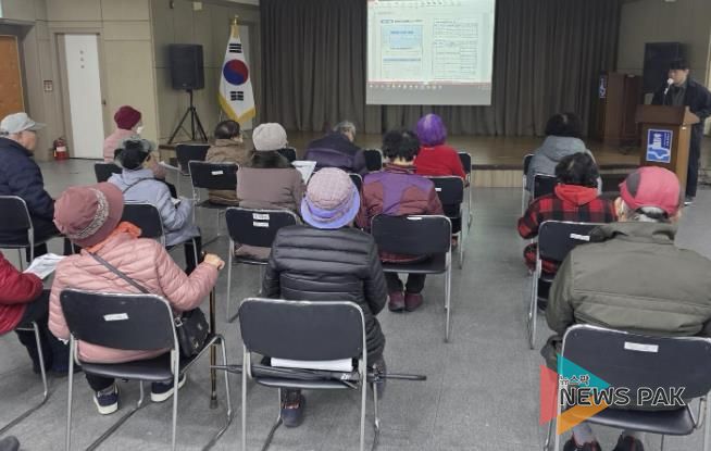 수원시 팔달구, 재활용품 수집 어르신을 위한 동절기 찾아가는 안전교육 실시