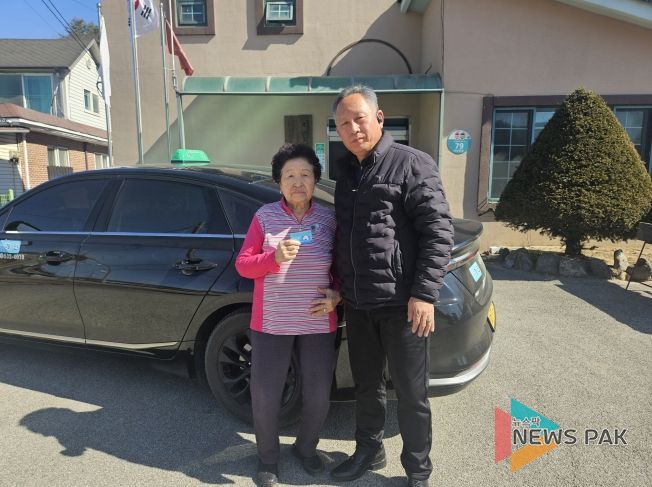 버스요금 수준의 요금으로 탈 수 있는 경기복지택시 이용자 지난해 첫 100만명 돌파