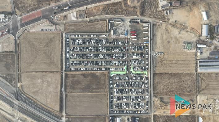 '용인반도체클러스터 일반산업단지' 근로자들의 차량을 수용하는 독성리 1250일원 거점 주차장