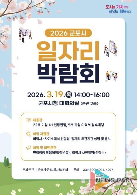 일자리박람회 포스터