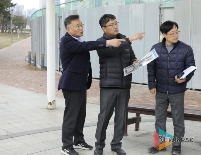 황규돈 수원팔달구청장, 주요 현안 지역 현장 방문