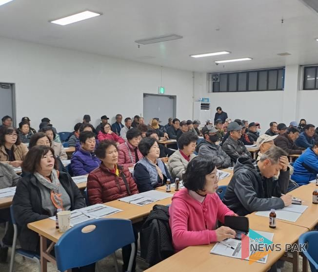 안성시 남부농업기술상담소, ‘고품질 포도 재배기술 교육’ 성황리 개최