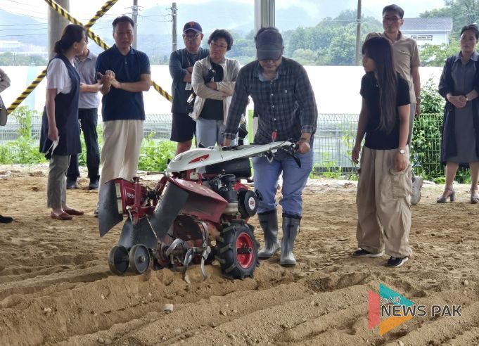 2025년 농기계 실습 교육 모습