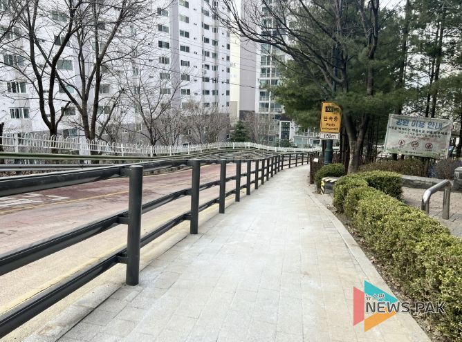 의왕시, 기상이변 대응위한 학생 통학로 열선 설치