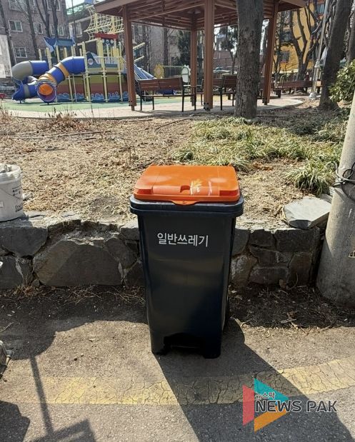 수원시 권선구 권선1동 주민자치회, 주민참여예산 주택가 일반 쓰레기통 설치