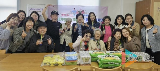 수원시 영통구 매탄4동, 삼성3차아파트 경로당·매사愛봉사단 봄맞이 다육이 식물심기 체험 봉사