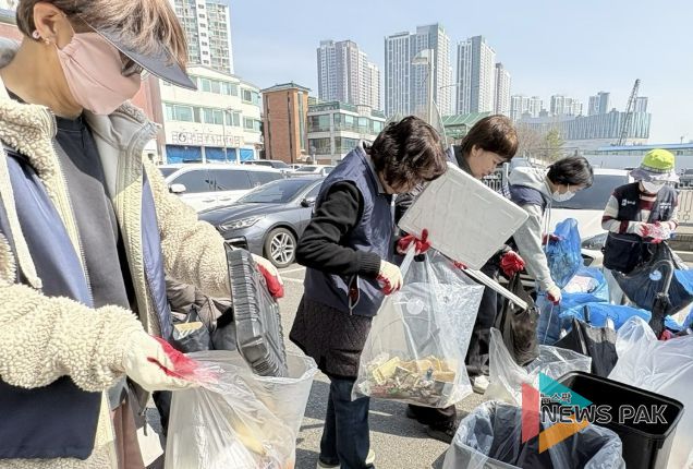수원시 팔달구 화서2동, '꽃뫼 에코단'과 함께 새봄맞이 환경정비